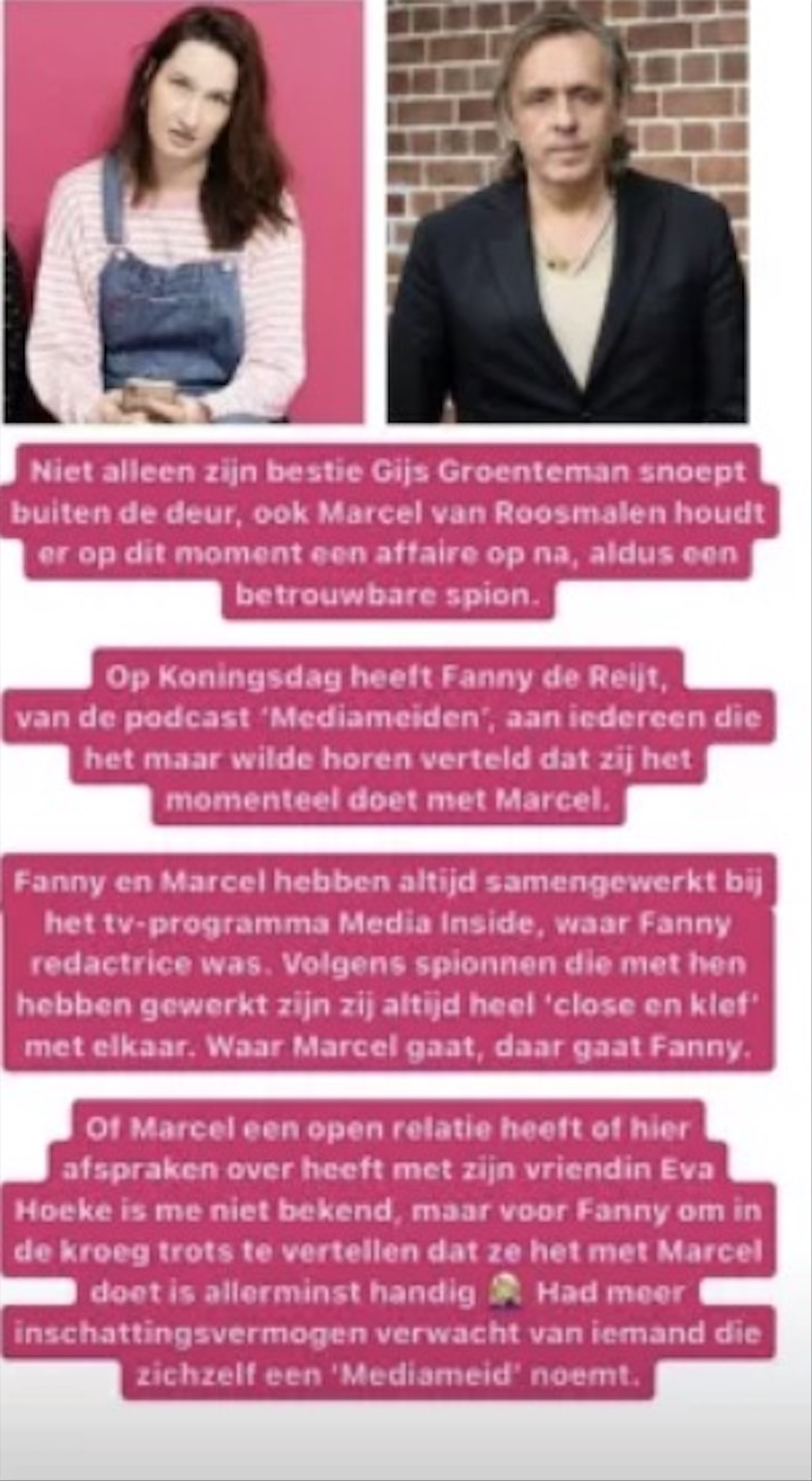 Marcel van Roosmalen betrapt op affaire met bekende dame