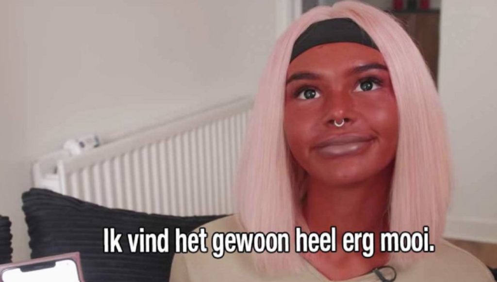 Hannah heeft Tannorexia en wil alleen nog maar bruiner worden