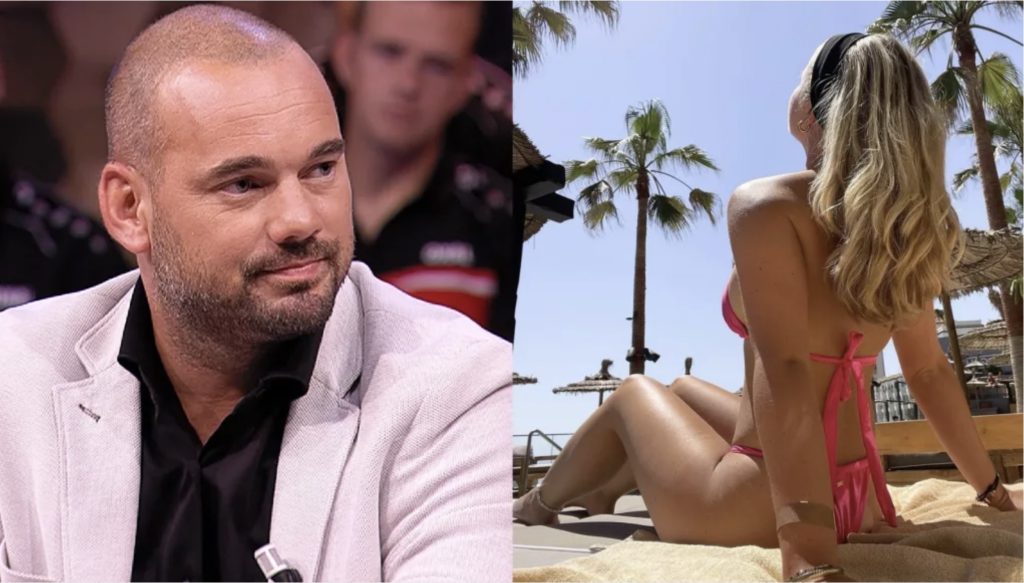 Wesley Sneijder opnieuw betrapt met piep jonge dame