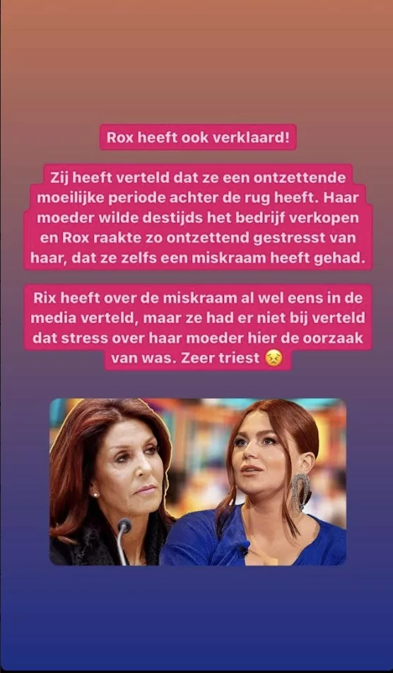 Rachel hazes heeft André en Roxeanne onterfd