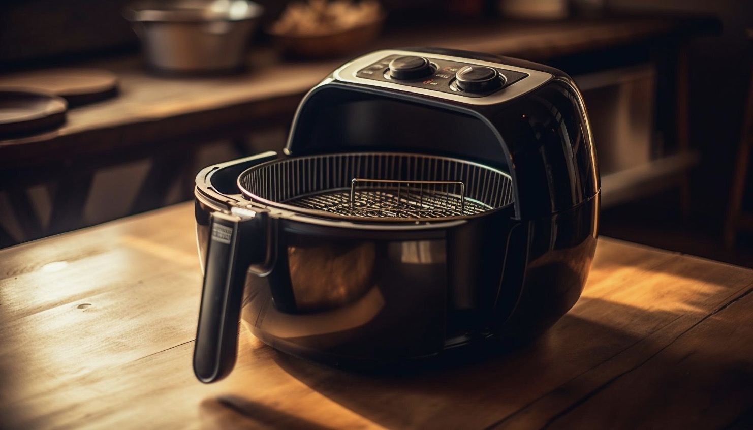 Dit deel van de airfryer vergeet iedereen schoon te maken