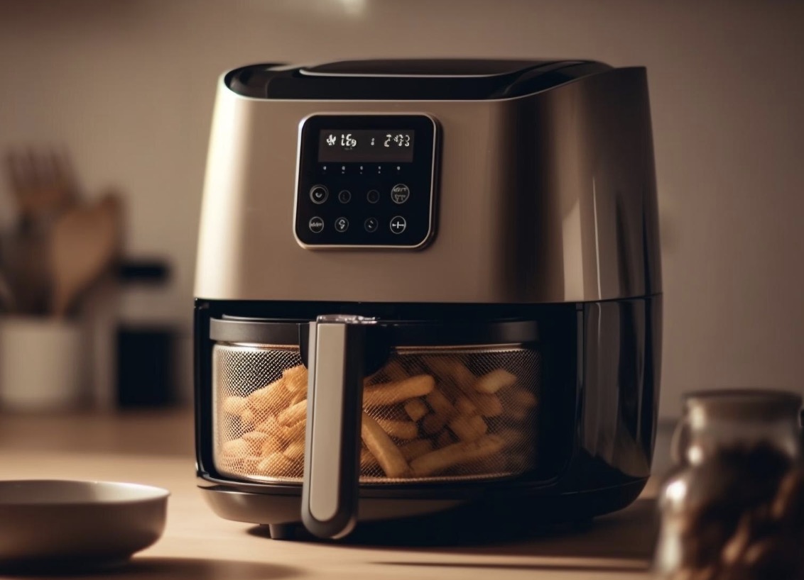 Dit deel van de airfryer vergeet iedereen schoon te maken