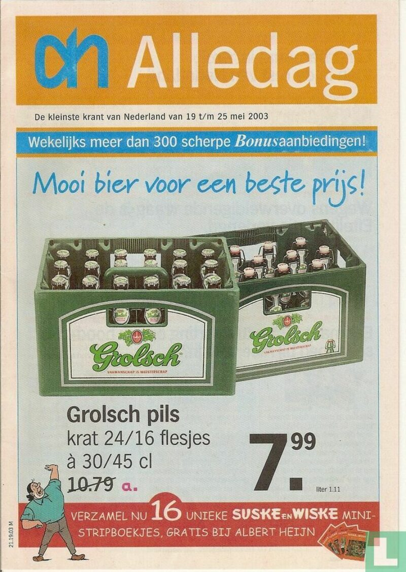 Onvoorstelbaar: Zo goedkoop was een kratje bier enkele jaren geleden!