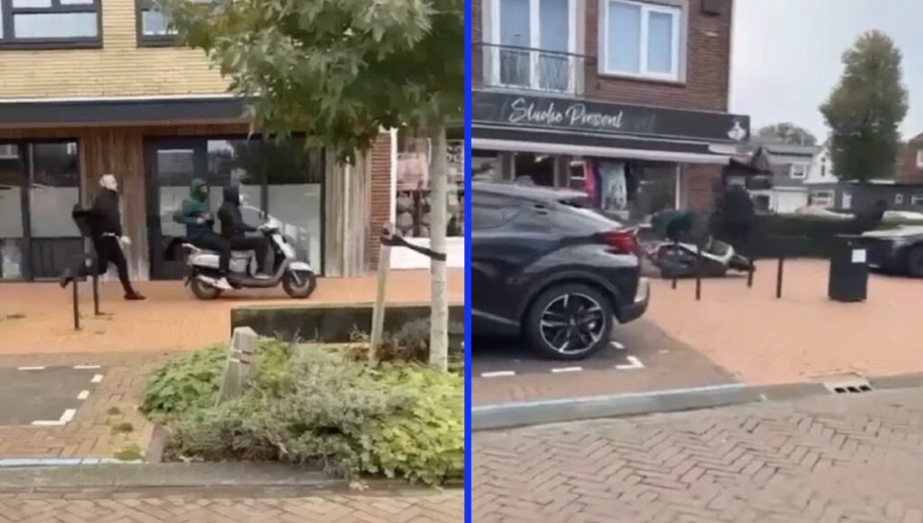 Postbode haalt overvallers hard onderuit met pakketje, omstanders grijpen in!